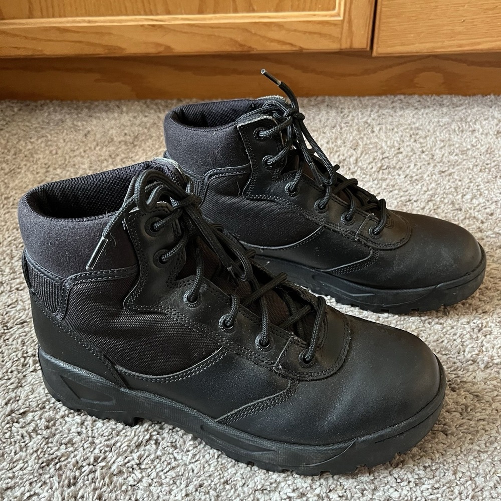 RESPONSE GEAR Tactical Boot Men 11 Black 6" Delivery II Lace Up Utility T.O.F.C.
